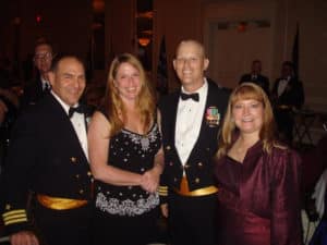 Wife, friends and I during the 2011 Submarine Birthday Ball